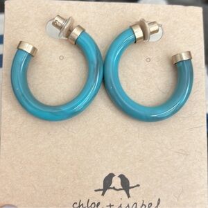 Chloe + Isabel Barragan Resin Hoops